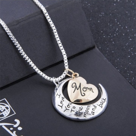 Mom I Love You To the Moon and Back Necklace - Picture 7 of 8
